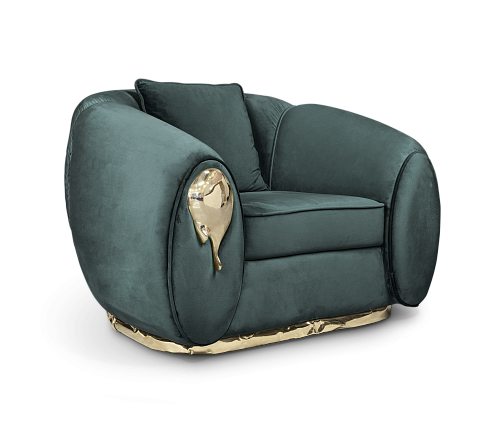 Solara groene luxe fauteuil