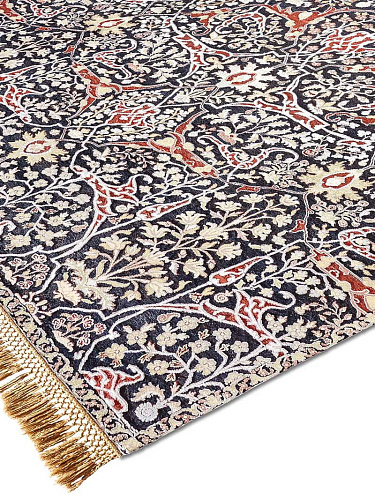 Teheran Blue handgemaakte luxe vloerkleed
