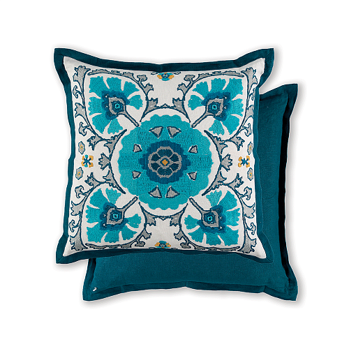 Alexi Peacock 50 × 50 kussen