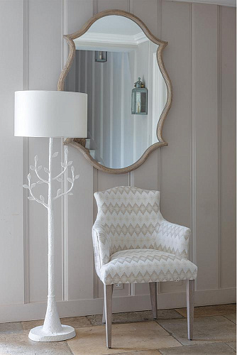 Millana vloerlamp in chalk afwerking