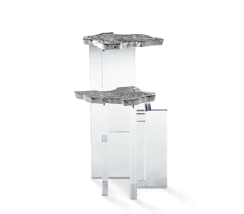 Celeste zilveren bijzettafel