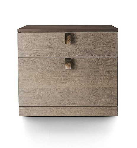 Leren blad kleine kantoor archiefkast