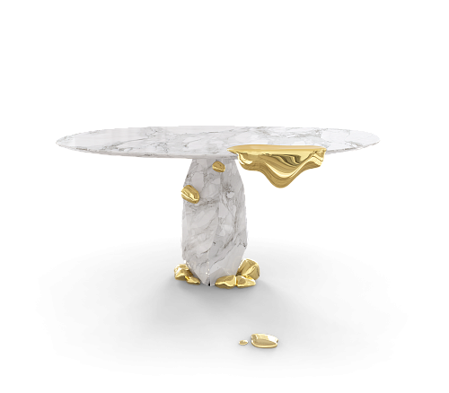 Luxe diamanten eettafel