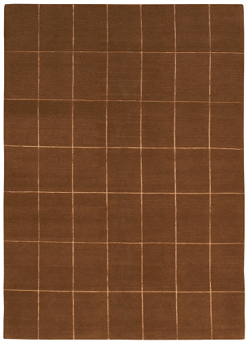 Deep line bruin vloerkleed