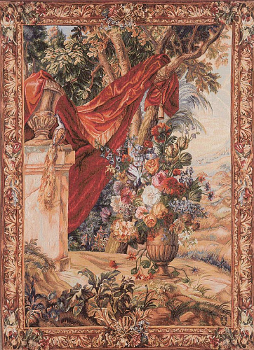 Bouquet with Drape verticaal wandtapijt