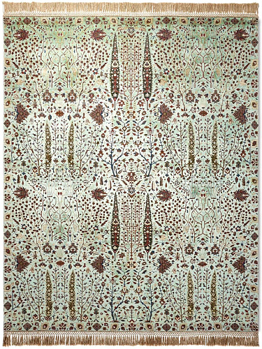 Pine Garden Green luxe vloerkleed