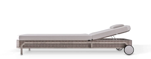 Heritage houten tuinligstoel