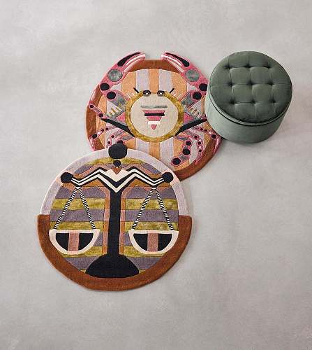 Zodiac weegschaal cirkel rond vloerkleed