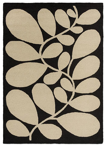 Sycamore zwart outdoor vloerkleed