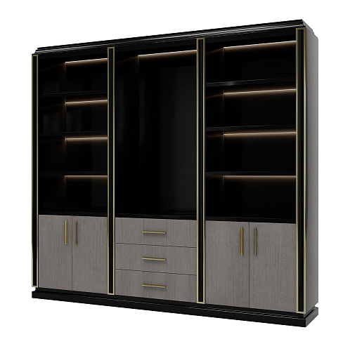 Boekenkast met Houten Deuren