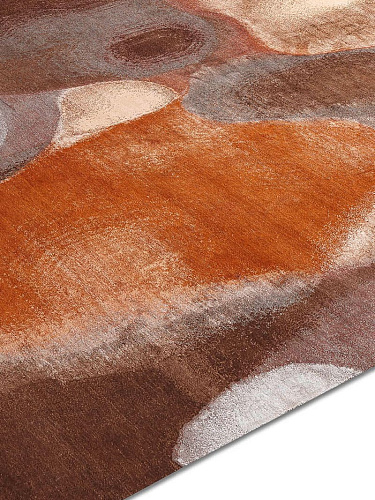 Copper Mauve handgemaakte luxe vloerkleed