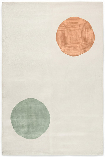 Minimal Dots Color handgemaakt vloerkleed
