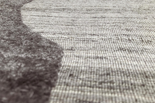 Flow Feather Gray platgeweven vloerkleed