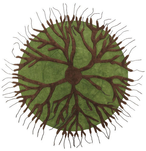 Roots designer handgeweven tapijt