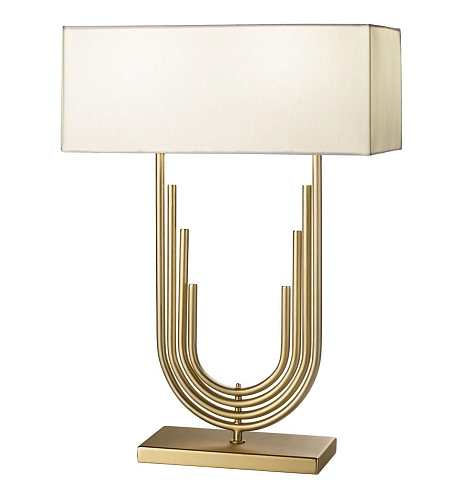 Neoklassieke Tafellamp in Antiek Gouden Afwerking