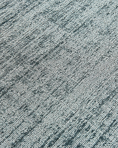 Poederblauw banaan zijde vloerkleed