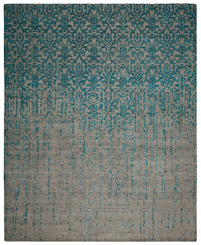 Roma vendetta blauw grijs vloerkleed