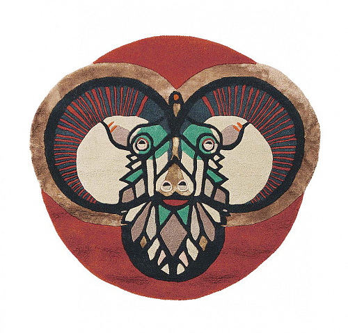 Zodiac ram cirkel vloerkleed
