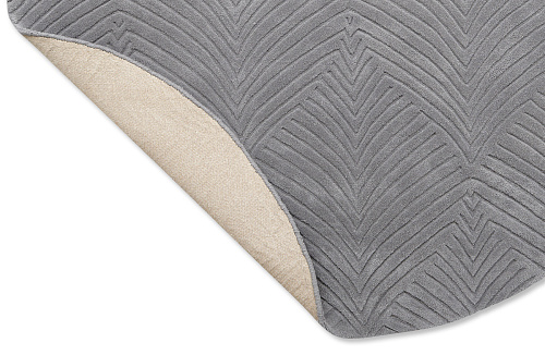 Folia cool grijs cirkel vloerkleed