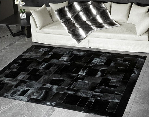 Puzzle col.2 koeienhuid vloerkleed