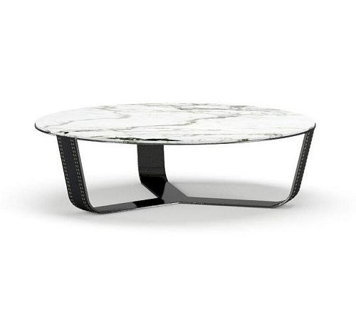 Alpha ovaal marmeren salontafel