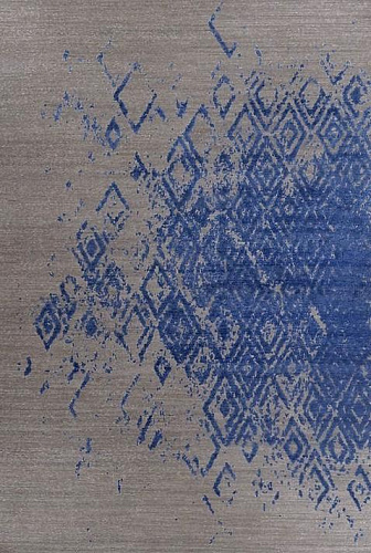 Handgeknoopt bamboe zijde Indiaas vloerkleed
