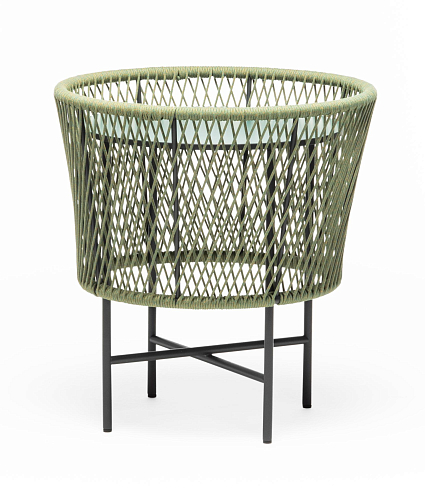 Tamburo SM Ronde Groene Buiten Salontafel