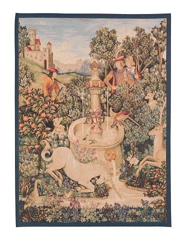 Unicorn at the Fountain wandtapijt