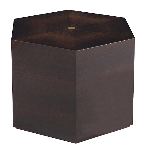 Achthoekige Bijzettafel