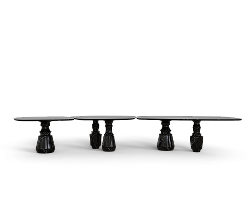 Obsidian modulaire eettafel