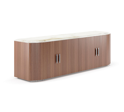 Bruce hout en marmeren dressoir