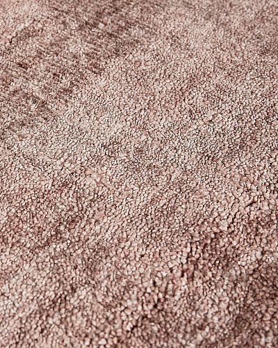 Rond poeder bamboe zijde tapijt