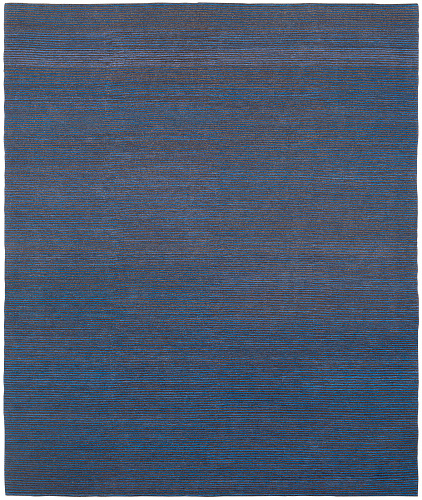 Full deep blauw vloerkleed