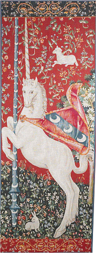 Unicorn Door wandtapijt