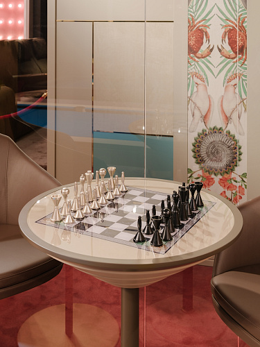 Goemon schaak & backgammon tafel