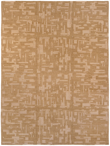 Kaart beige vloerkleed