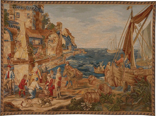 Back from Fishing wandtapijt