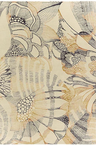 Handgeknoopt Lilium vloerkleed