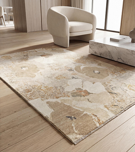 Stone Medallion handgemaakt vloerkleed