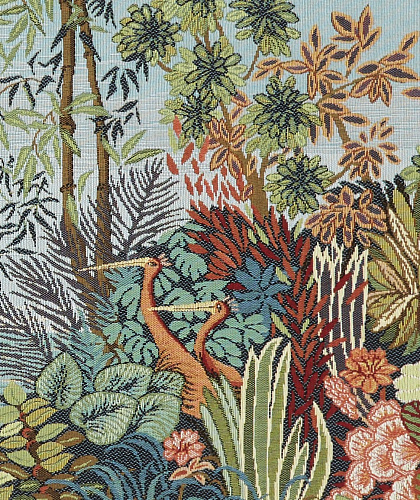 The Heron in Nature, Anne Leurent wandtapijt