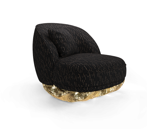 Angora II zwarte fauteuil
