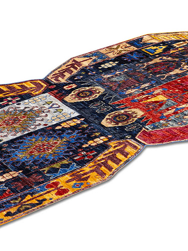 Multishape handgemaakte luxe vloerkleed
