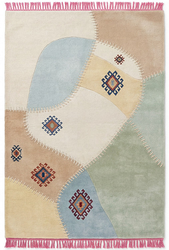 Textile Medallion handgemaakt vloerkleed