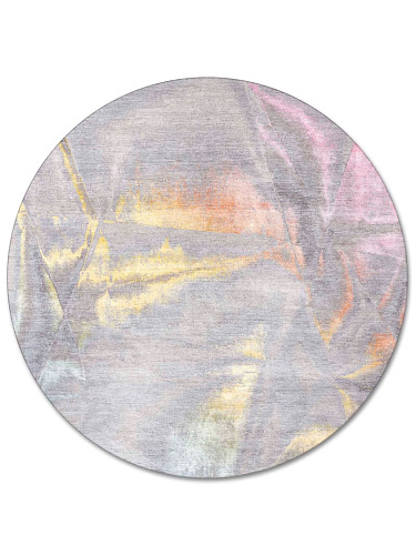 Rond Pastel handgeknoopt vloerkleed