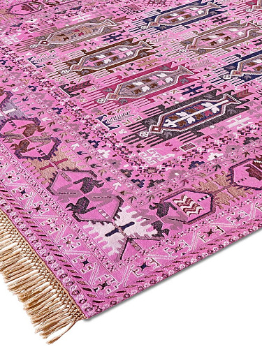 Balouch Pink luxe handgeknoopt vloerkleed