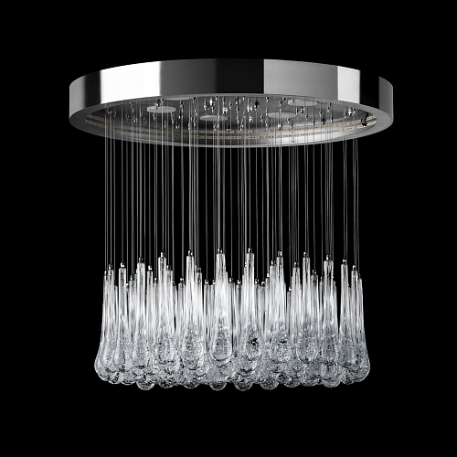 Ronde Murano Bellenglas Kroonluchter