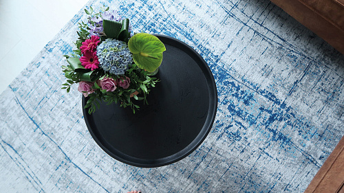Bronx Azurite vloerkleed