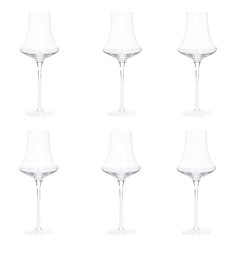 Minimes witte wijnglazenset van 6