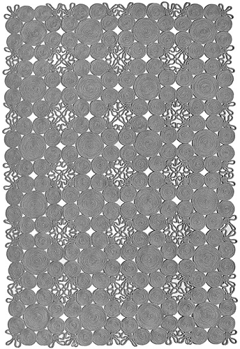 Rope binnen / buiten Grey tapijt