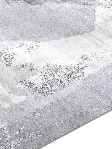 Snow Silver handgeweven vloerkleed
